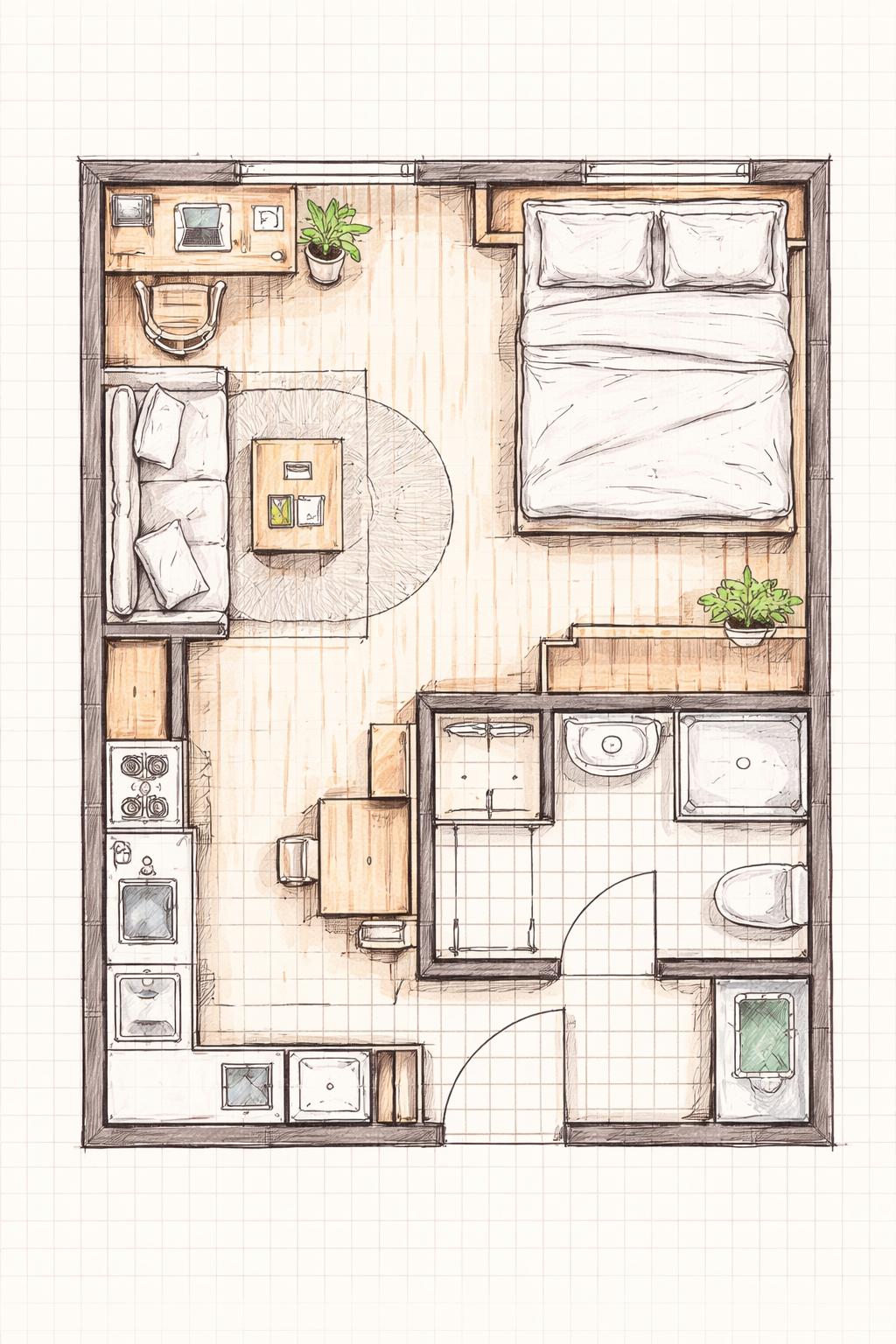 Planta Humanizada Studio João de Barros